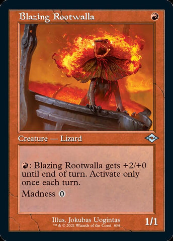 Blazing Rootwalla (Retro Foil Etched) [Modern Horizons 2] - The Mythic Store | 24h Order Processing