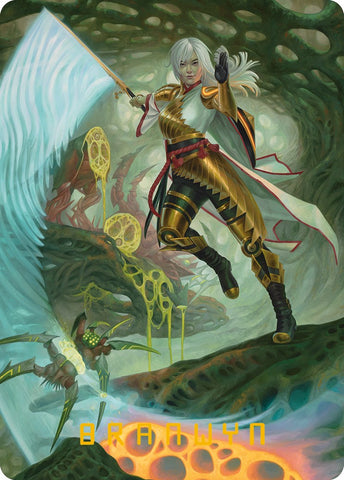 The Eternal Wanderer Art Card (Gold-Stamped Signature) [Phyrexia: All Will Be One Art Series] - The Mythic Store | 24h Order Processing