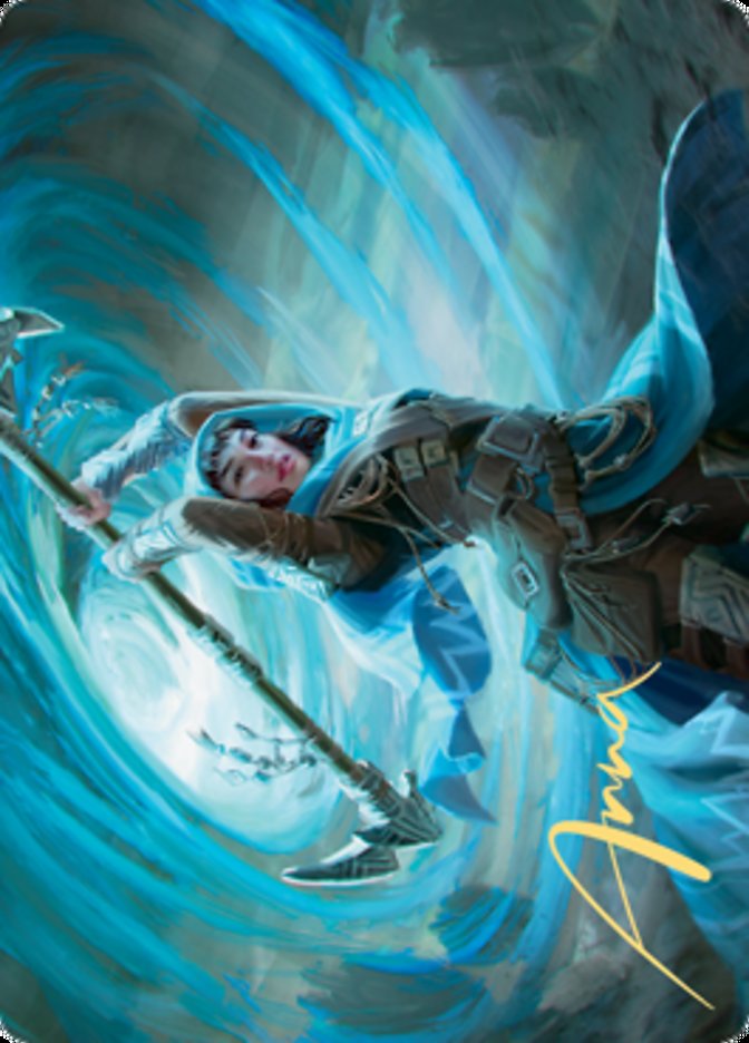 Sea Gate Stormcaller Art Card (Gold-Stamped Signature) [Zendikar Rising Art Series] - The Mythic Store | 24h Order Processing