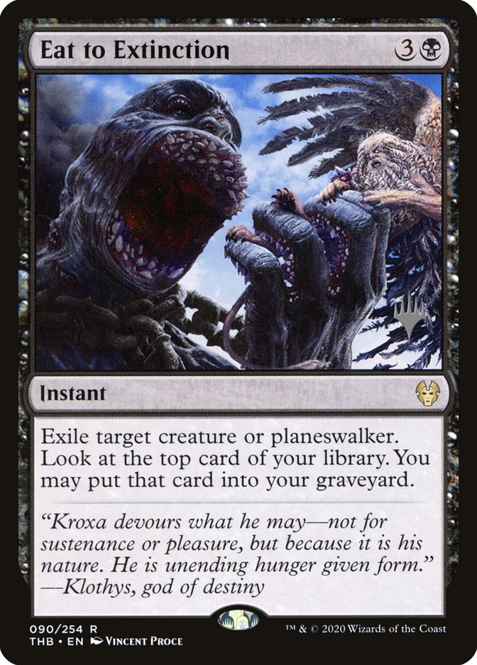 Eat to Extinction (Promo Pack) [Theros Beyond Death Promos] - The Mythic Store | 24h Order Processing