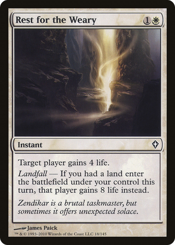 Rest for the Weary [Worldwake] - The Mythic Store | 24h Order Processing