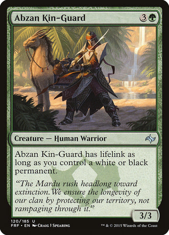 Abzan Kin-Guard [Fate Reforged] - The Mythic Store | 24h Order Processing