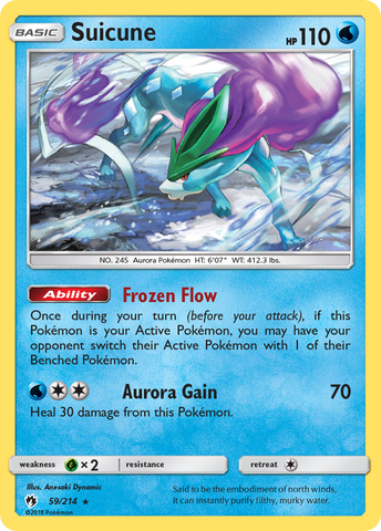 Suicune (59/214) [Sun & Moon: Lost Thunder] - The Mythic Store | 24h Order Processing