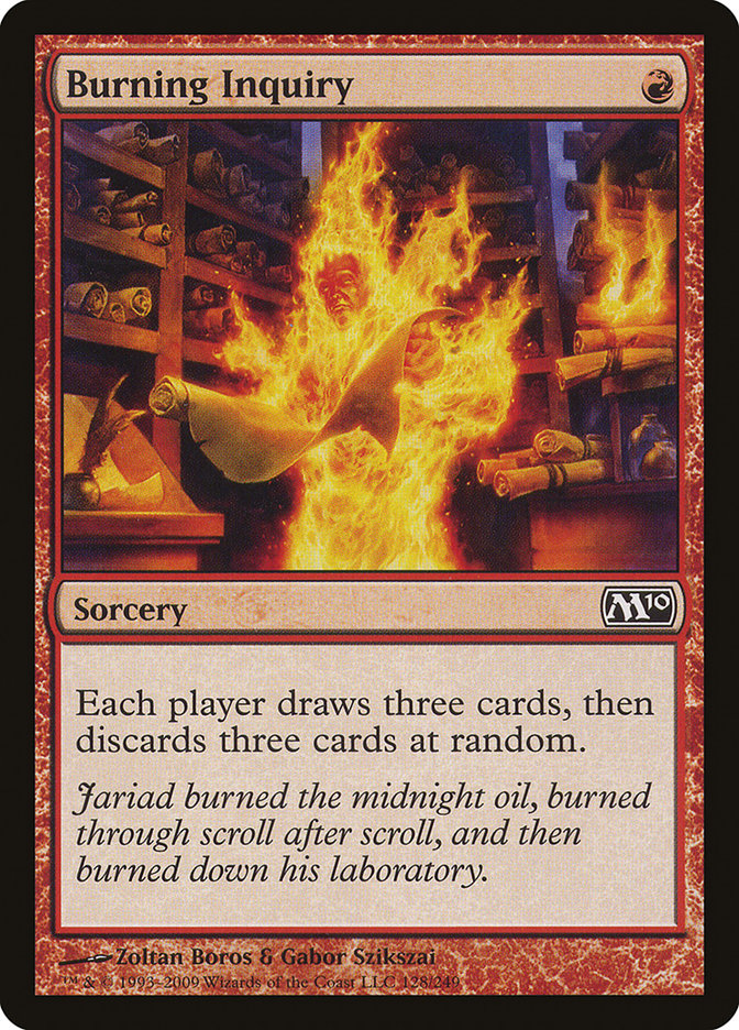 Burning Inquiry [Magic 2010] - The Mythic Store | 24h Order Processing