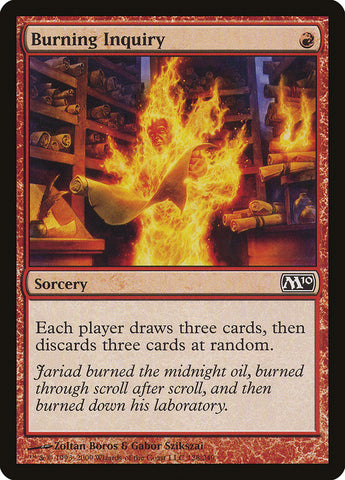 Burning Inquiry [Magic 2010] - The Mythic Store | 24h Order Processing