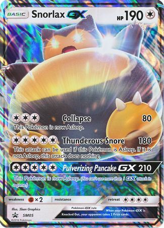 Snorlax GX (SM05) (Jumbo Card) [Sun & Moon: Black Star Promos] - The Mythic Store | 24h Order Processing