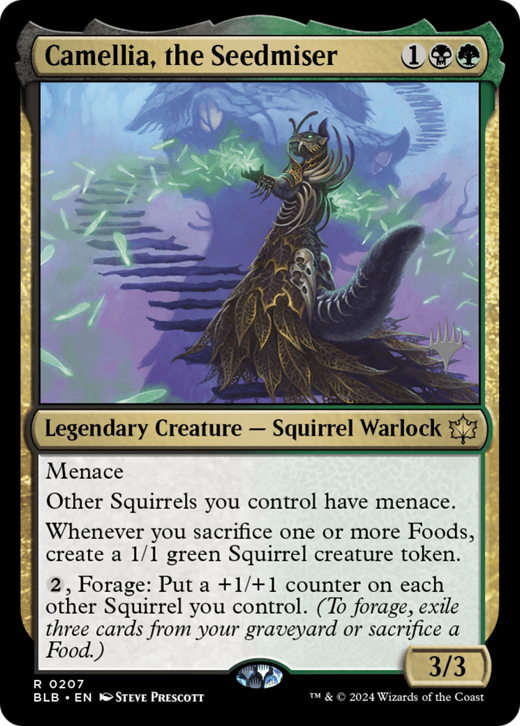Camellia, the Seedmiser (Promo Pack) [Bloomburrow Promos] - The Mythic Store | 24h Order Processing