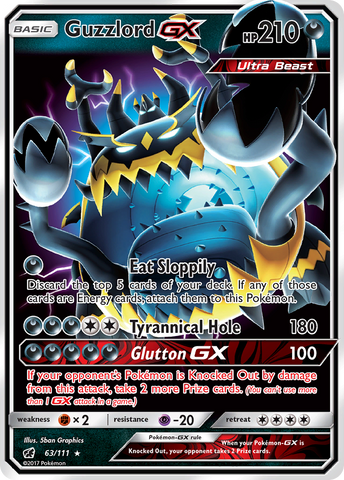 Guzzlord GX (63/111) [Sun & Moon: Crimson Invasion] - The Mythic Store | 24h Order Processing