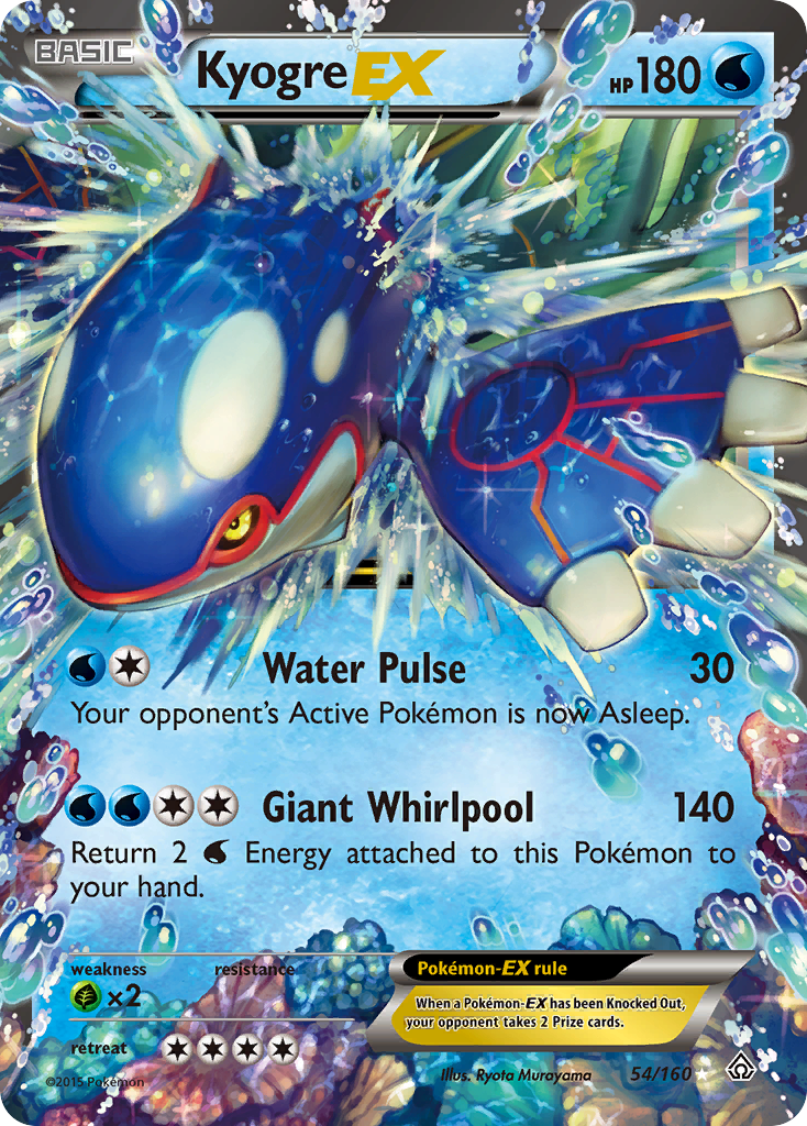 Kyogre EX (54/160) [XY: Primal Clash] - The Mythic Store | 24h Order Processing