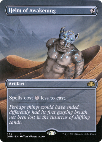 Helm of Awakening (Borderless Alternate Art) [Dominaria Remastered] - The Mythic Store | 24h Order Processing