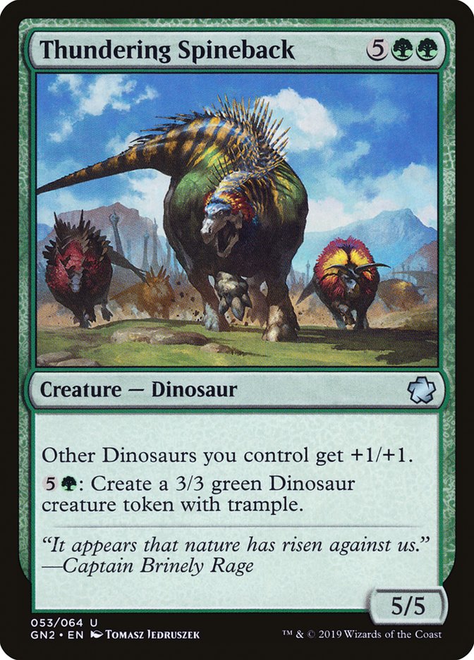 Thundering Spineback [Game Night 2019] - The Mythic Store | 24h Order Processing
