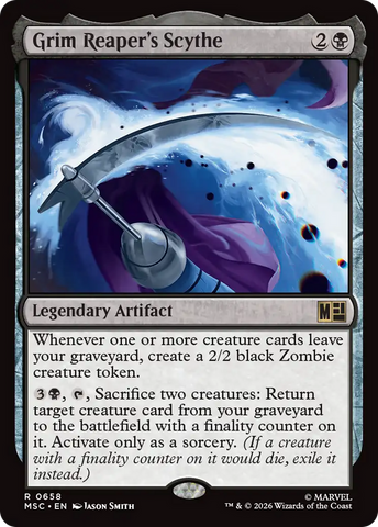 Grim Reaper's Scythe [Marvel Super Heroes Commander] - The Mythic Store | 24h Order Processing