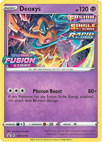 Deoxys (SWSH170) (Prerelease Promo) [Sword & Shield: Black Star Promos] - The Mythic Store | 24h Order Processing