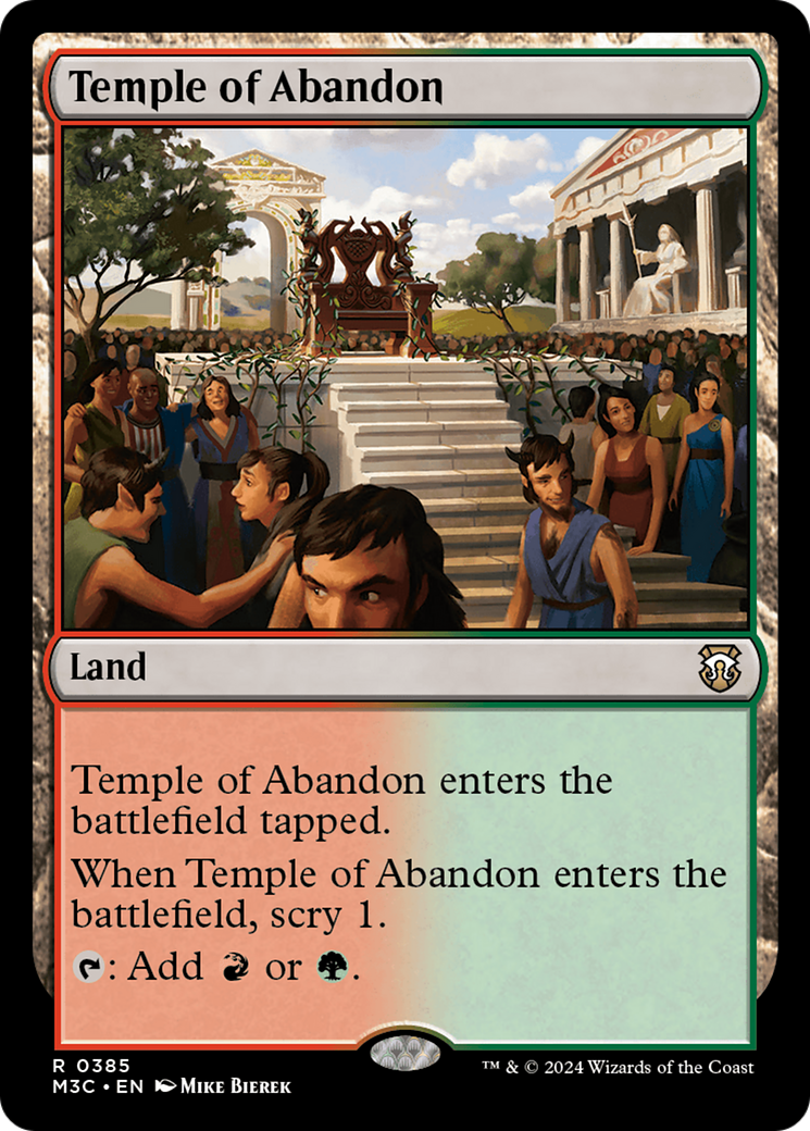 Temple of Abandon [Modern Horizons 3 Commander] - The Mythic Store | 24h Order Processing