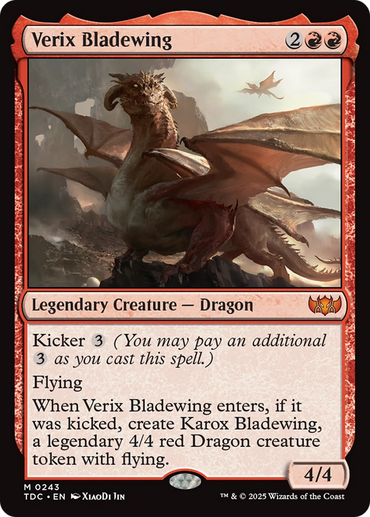 Verix Bladewing [Tarkir: Dragonstorm Commander] - The Mythic Store | 24h Order Processing