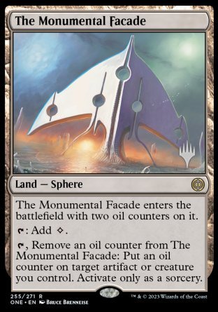 The Monumental Facade (Promo Pack) [Phyrexia: All Will Be One Promos] - The Mythic Store | 24h Order Processing