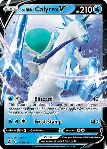 Ice Rider Calyrex V (SWSH130) (Jumbo Card) [Sword & Shield: Black Star Promos] - The Mythic Store | 24h Order Processing