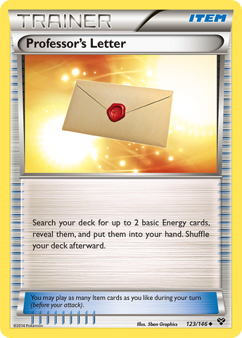 Professor's Letter (123/146) [XY: Base Set] - The Mythic Store | 24h Order Processing