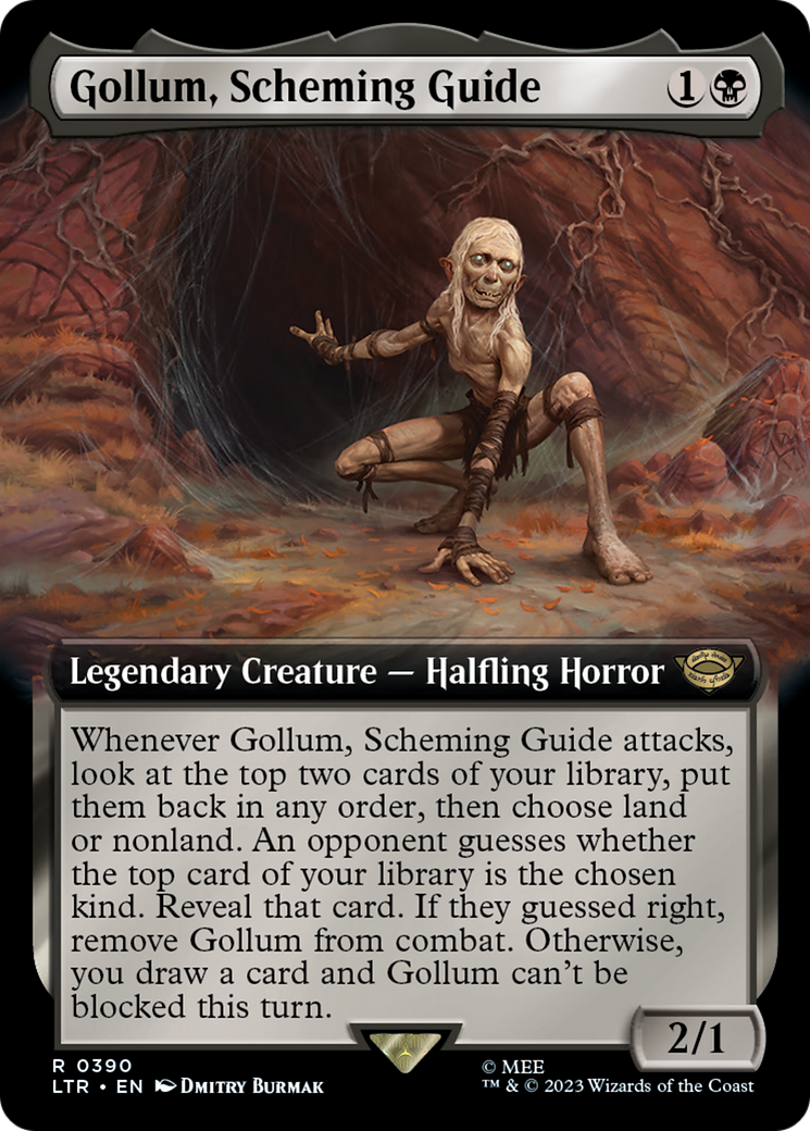 Gollum, Scheming Guide (Extended Art) [The Lord of the Rings: Tales of Middle-Earth] - The Mythic Store | 24h Order Processing