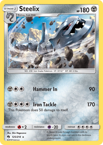 Steelix (125/214) [Sun & Moon: Lost Thunder] - The Mythic Store | 24h Order Processing