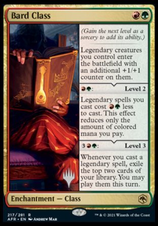 Bard Class (Promo Pack) [Dungeons & Dragons: Adventures in the Forgotten Realms Promos] - The Mythic Store | 24h Order Processing