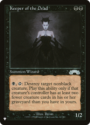 Keeper of the Dead [The List] - The Mythic Store | 24h Order Processing