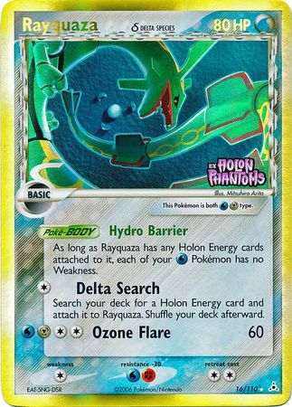 Rayquaza (16/110) (Delta Species) (Stamped) [EX: Holon Phantoms] - The Mythic Store | 24h Order Processing