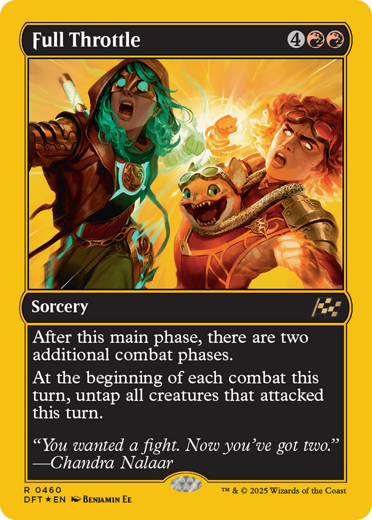 Full Throttle (First-Place Foil) [Aetherdrift] - The Mythic Store | 24h Order Processing