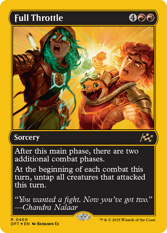 Full Throttle (First-Place Foil) [Aetherdrift] - The Mythic Store | 24h Order Processing
