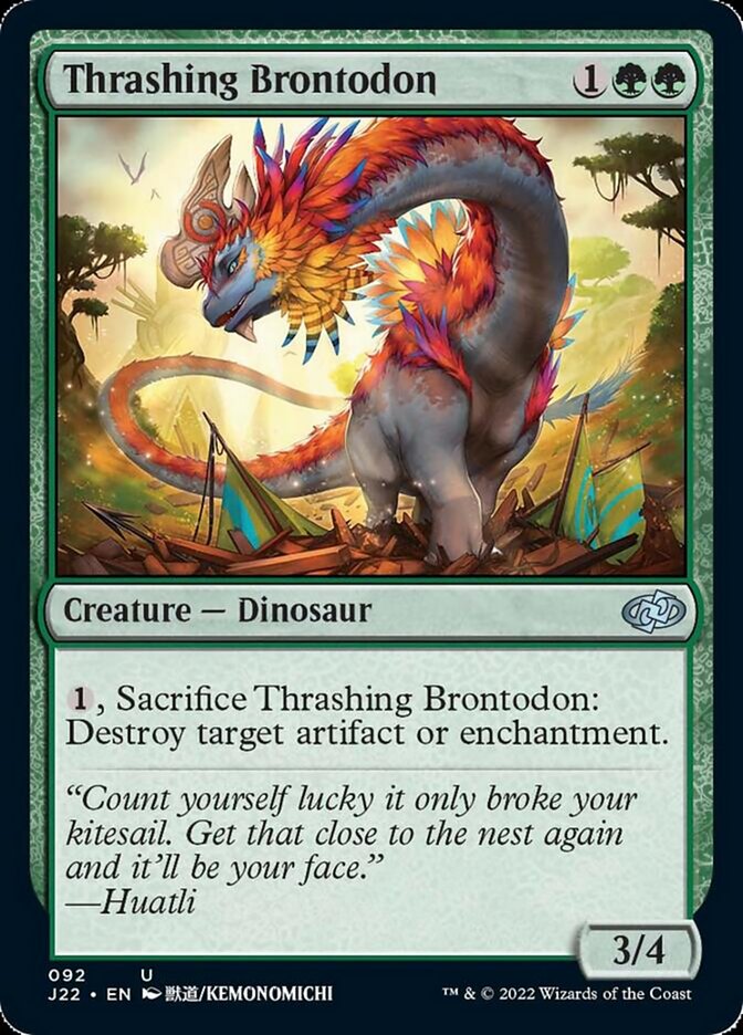 Thrashing Brontodon [Jumpstart 2022] - The Mythic Store | 24h Order Processing