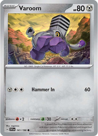 Varoom (141/198) [Scarlet & Violet: Base Set] - The Mythic Store | 24h Order Processing