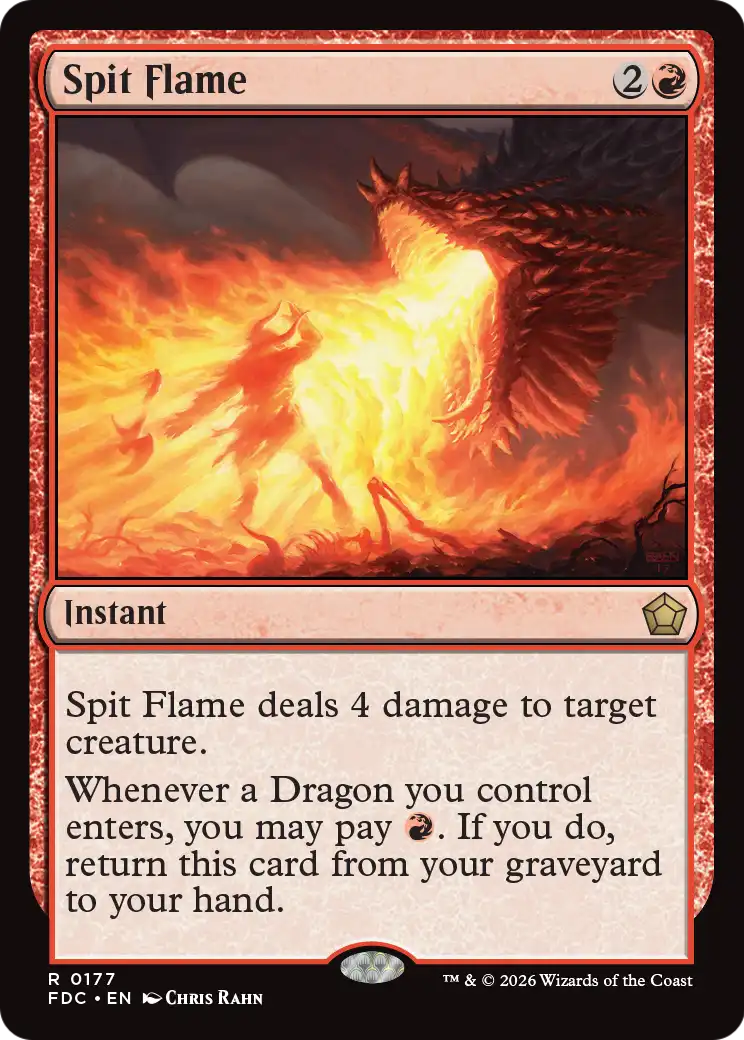 Spit Flame [Foundations Commander] - The Mythic Store | 24h Order Processing