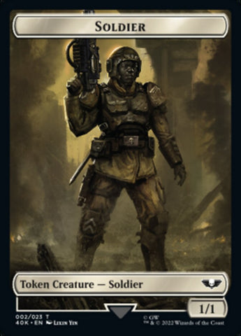 Soldier (002) // Zephyrim Double-Sided Token [Warhammer 40,000 Tokens] - The Mythic Store | 24h Order Processing
