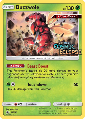 Buzzwole (SM218) [Sun & Moon: Black Star Promos] - The Mythic Store | 24h Order Processing