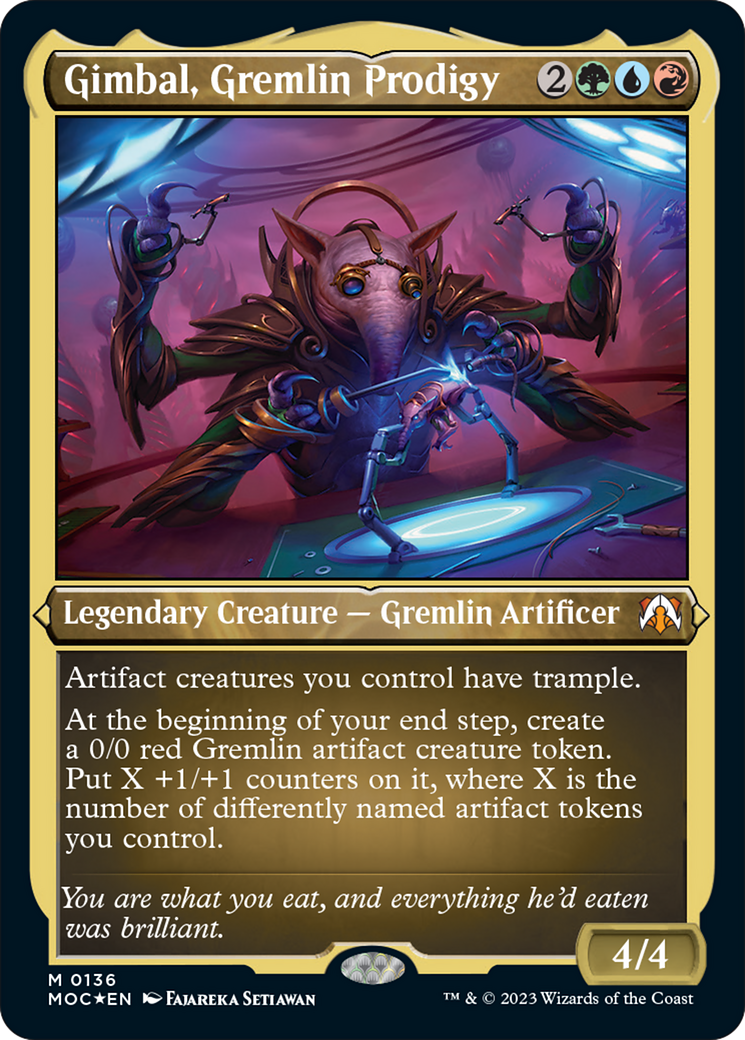 Gimbal, Gremlin Prodigy (Display Commander) [March of the Machine Commander] - The Mythic Store | 24h Order Processing