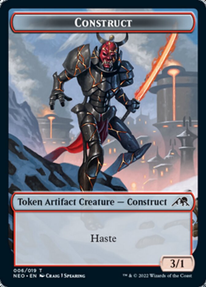 Construct (006) // Blood (017) Double-Sided Token [Challenger Decks 2022 Tokens] - The Mythic Store | 24h Order Processing