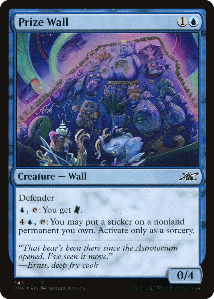 Prize Wall (Galaxy Foil) [Unfinity] - The Mythic Store | 24h Order Processing