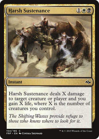 Harsh Sustenance [Fate Reforged] - The Mythic Store | 24h Order Processing