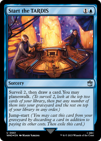 Start the TARDIS (Surge Foil) [Doctor Who] - The Mythic Store | 24h Order Processing