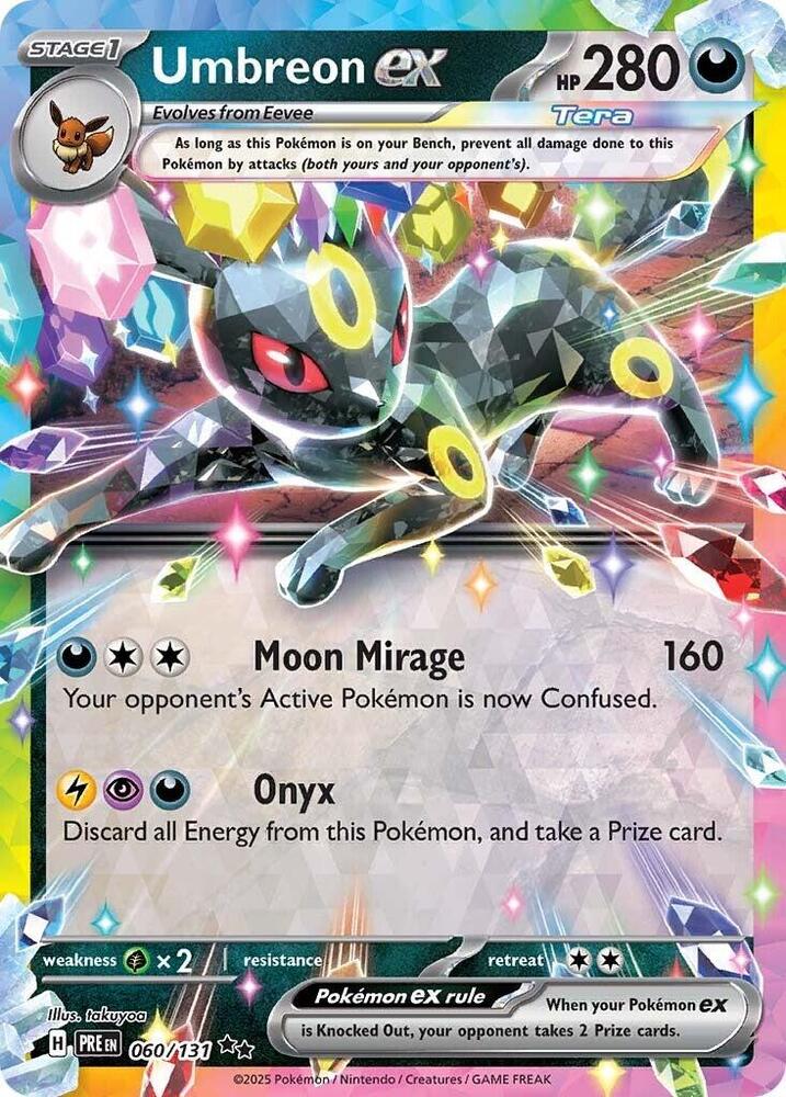 Umbreon ex (060/131) [Scarlet & Violet: Prismatic Evolutions] - The Mythic Store | 24h Order Processing
