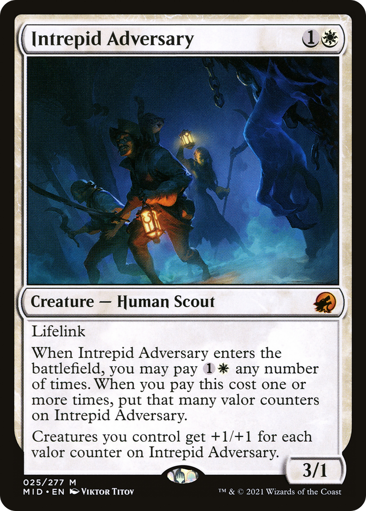 Intrepid Adversary [Innistrad: Midnight Hunt] - The Mythic Store | 24h Order Processing