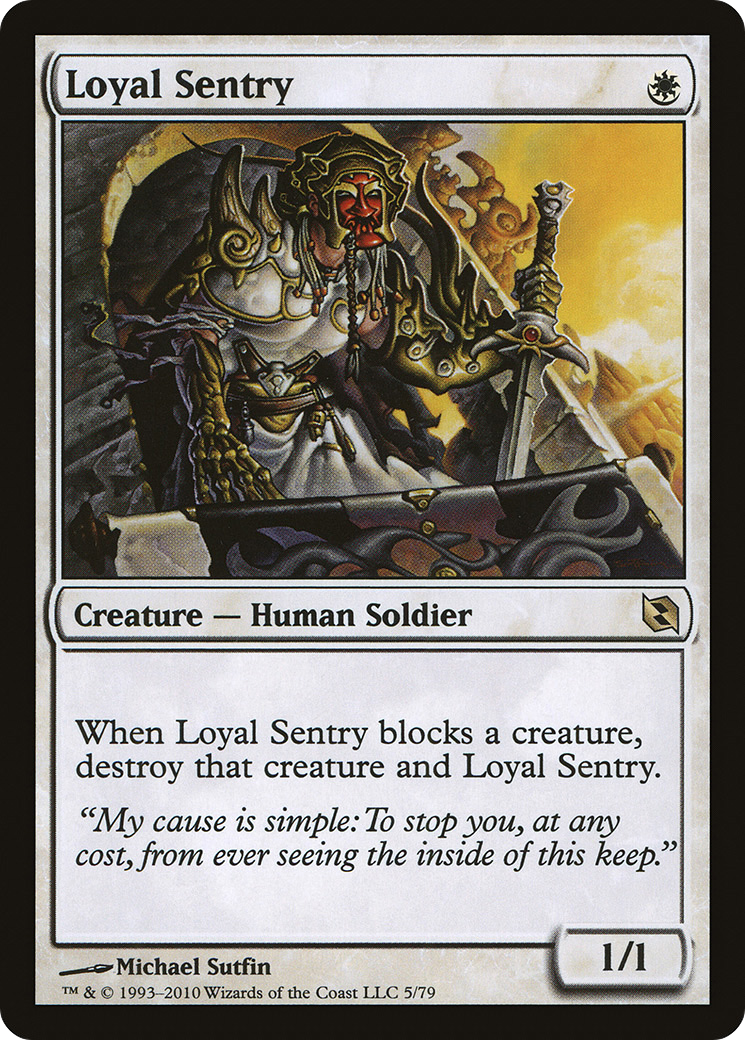 Loyal Sentry [Duel Decks: Elspeth vs. Tezzeret] - The Mythic Store | 24h Order Processing