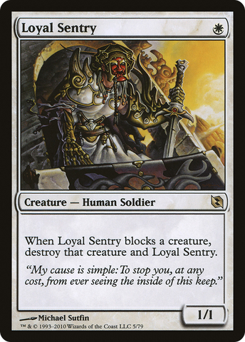 Loyal Sentry [Duel Decks: Elspeth vs. Tezzeret] - The Mythic Store | 24h Order Processing