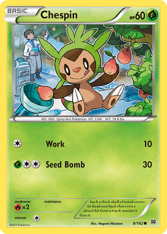 Chespin (8/162) [XY: BREAKthrough] - The Mythic Store | 24h Order Processing
