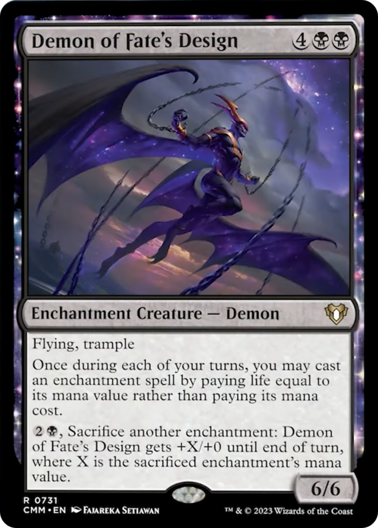 Demon of Fate's Design [Commander Masters] - The Mythic Store | 24h Order Processing