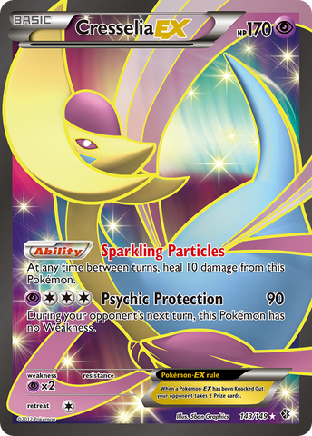 Cresselia EX (143/149) [Black & White: Boundaries Crossed] - The Mythic Store | 24h Order Processing