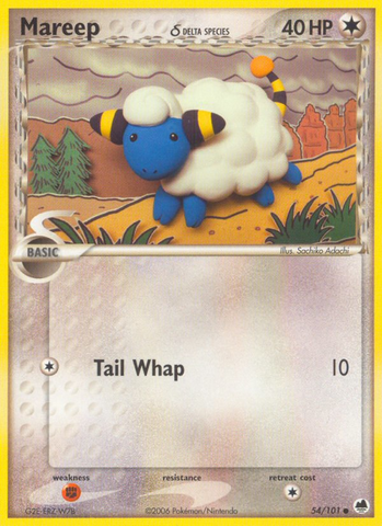 Mareep (54/101) (Delta Species) [EX: Dragon Frontiers] - The Mythic Store | 24h Order Processing