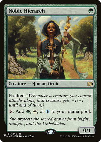 Noble Hierarch [The List] - The Mythic Store | 24h Order Processing