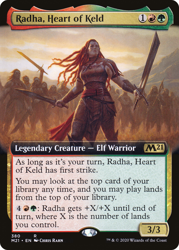 Radha, Heart of Keld (Extended Art) [Core Set 2021] - The Mythic Store | 24h Order Processing