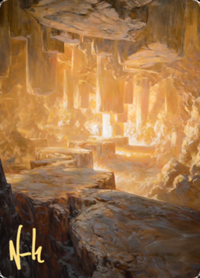 Pillarverge Pathway Art Card (Gold-Stamped Signature) [Zendikar Rising Art Series] - The Mythic Store | 24h Order Processing